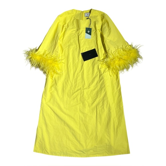 Tuckernuck Citron Feather Jamie Dress - Picture 5 of 7